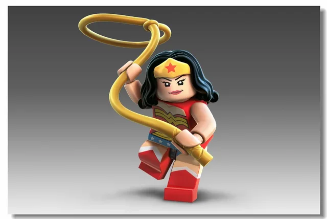 Custom Canvas Wall Decor Lego Catwoman Poster Lego Wonder Woman