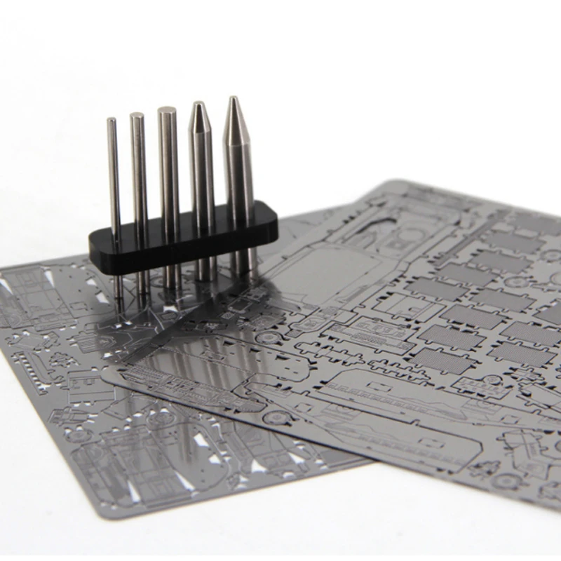 

1 Set Puzzles Assembly Tools Finger 3D Metal Used To Roll Models Stainless Steel Sticks Circular Column Multipurpose Tools Toys