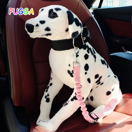 

Pet Dog Leash Car Safety Seat Belt For Dog Harness Chain Leash Elastic telescopic reflector 2.5*75cm