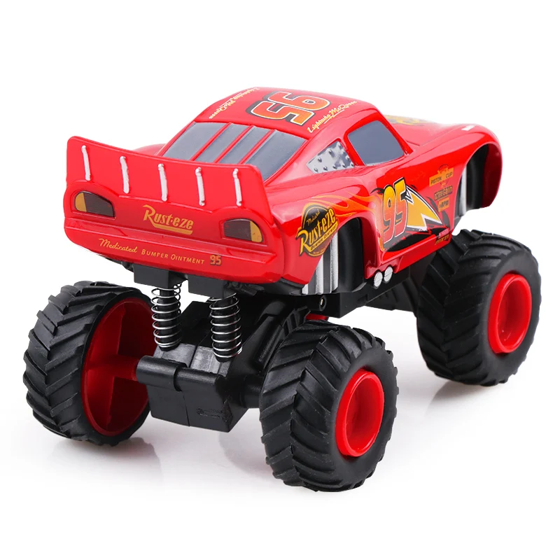Машинки Disney Pixar Cars 3 Lightning McQueen Monster Pull Back мигающая модель Jackson Storm литая автомобиля