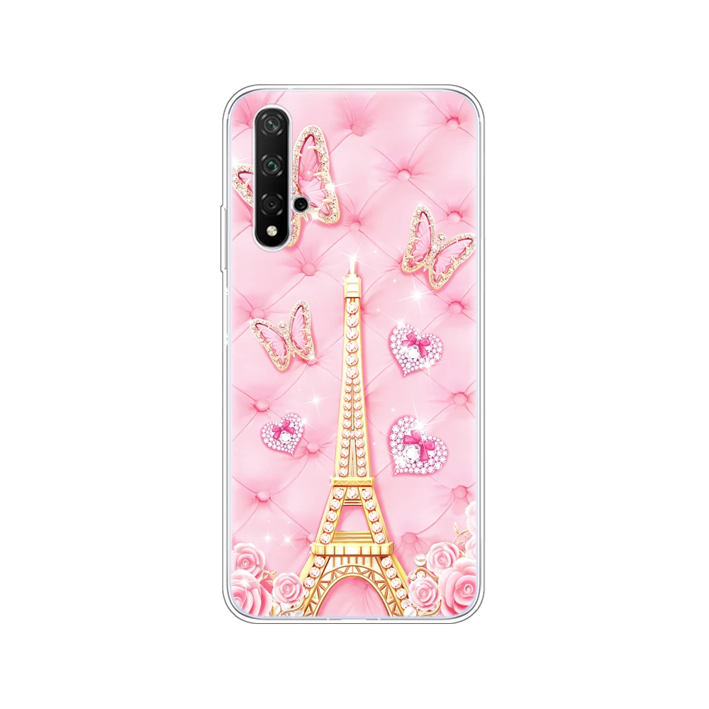 Case On Honor 20 Case Silicon Back Cover Phone Case For Huawei Honor 20 Pro Lite Honor20 YAL-L21 YAL-L41 Luxury Cartoon - Цвет: 11089