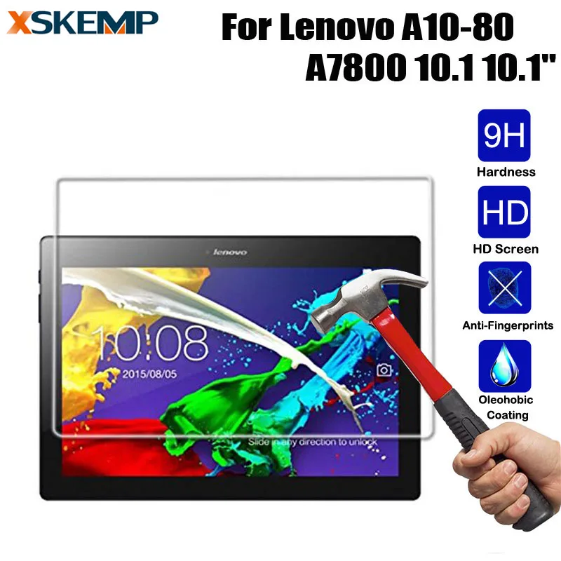 Tempered Glass Anti glare Screen Protector For Lenovo A10 80 A7800 10.1