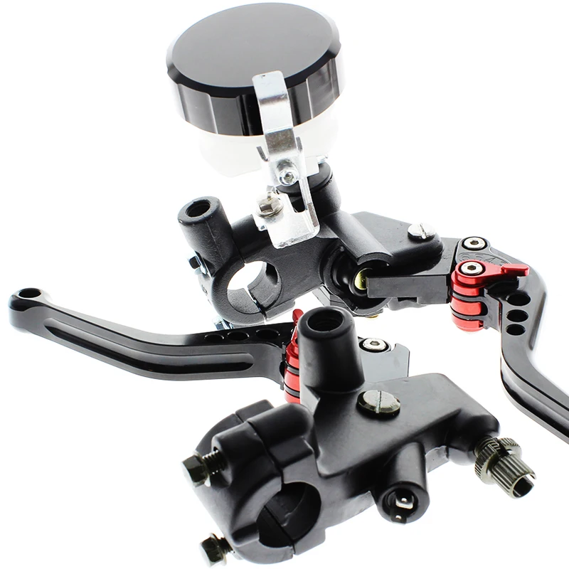 Kupplungs Bremshebel Universal 7/8 Zoll - Motorrad Bremshebel Aus Aluminium 16mm Kolben