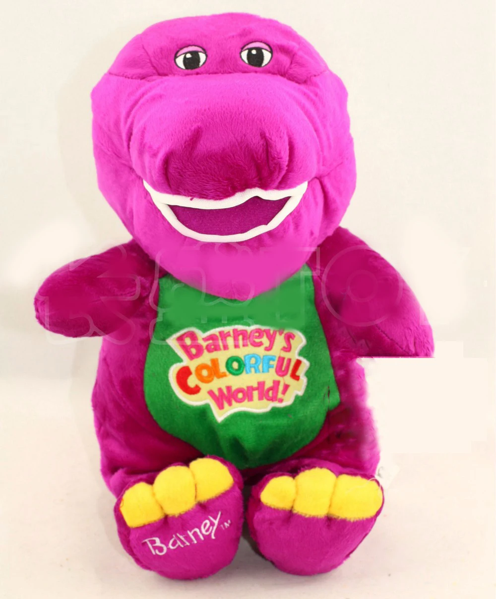 Mascote de dinossauro roxo famoso de Barney