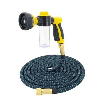 

Lightweight And Wearable Garden Watering Hose Expandable flexible Garden Hose Natural Rubber Car Wash Hose Sprayer Set For garde
