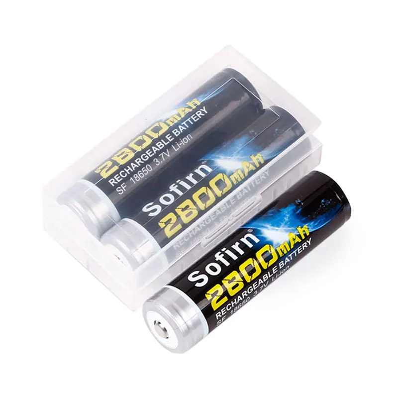 Sofirn аккумуляторная батарея 18650 2800mAh литиевая батарея 3,7 V Li-Ion с PCB предварительно заряженной батареей для светодиодный фонарик батареи