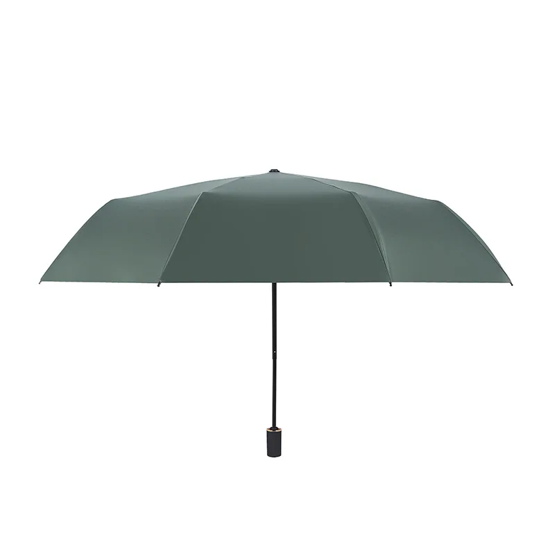 Прозрачный Зонт от дождя Для женщин защиты от солнечных лучей и ультрафиолетового излучения в три сложения, против ветра и дождя, простой Цвета Зонтик для девочек Солнце Защитный зонтик