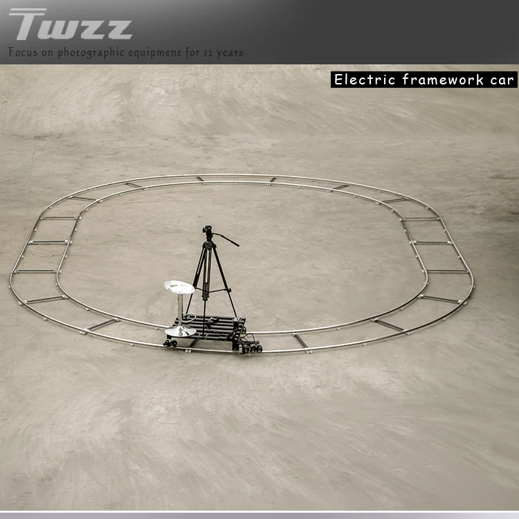 Twzz Съемная кольцевая круговая камера Долли трек кино рельс с Долли для SLR видеокамеры фотографии