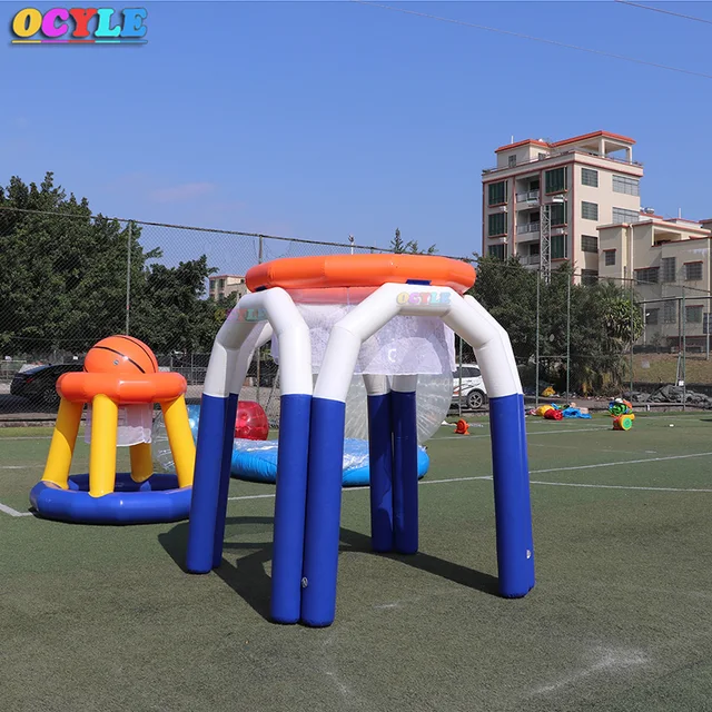 High quality indoor inflatable basketball hoop for sport game 2.5M