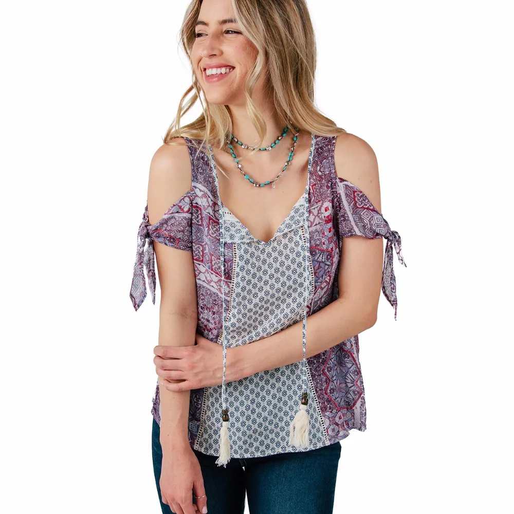 chiffon v neck floral printed short sleeve short sleeve t shirts