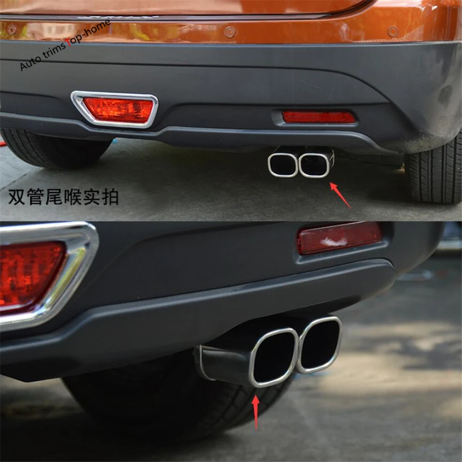 

Yimaautotrims Rear Trunk Exhaust Muffler Tip End Pipe Protection Kit Cover Fit For Suzuki Vitara Escudo 2015 2016 2017 2018 2019