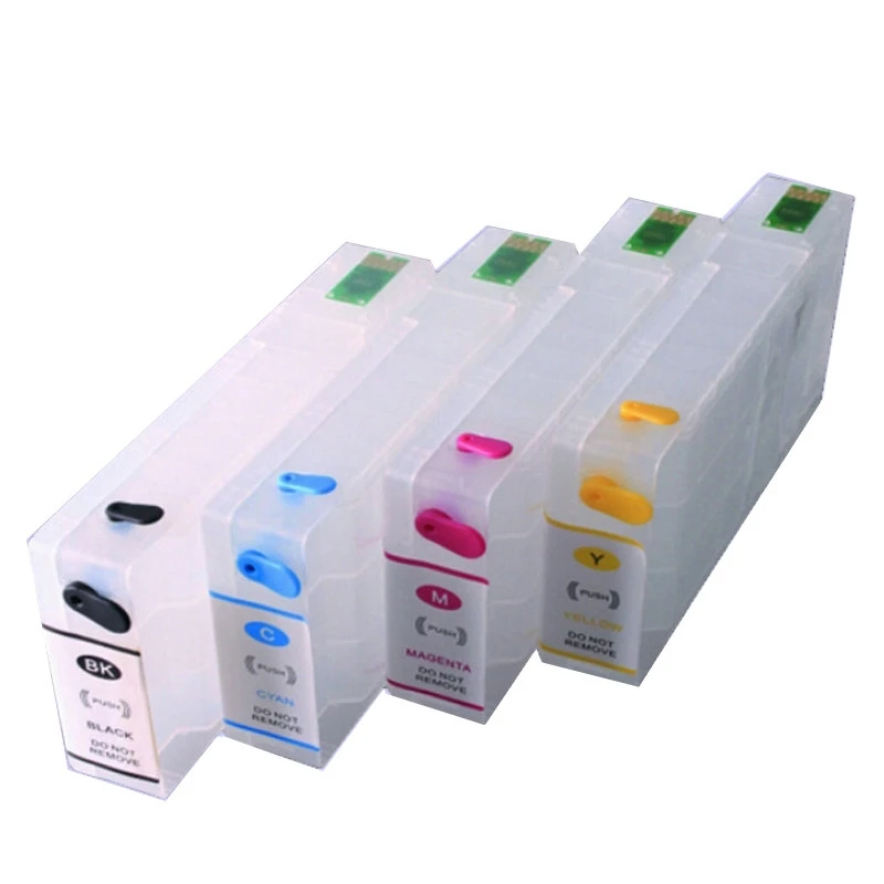 Vilaxh 4 цвета многоразового замена картриджа с чипом T7891-T7894 для Epson рабочей силы Pro WF-5110DW WF-5190DW WF-5620DWF