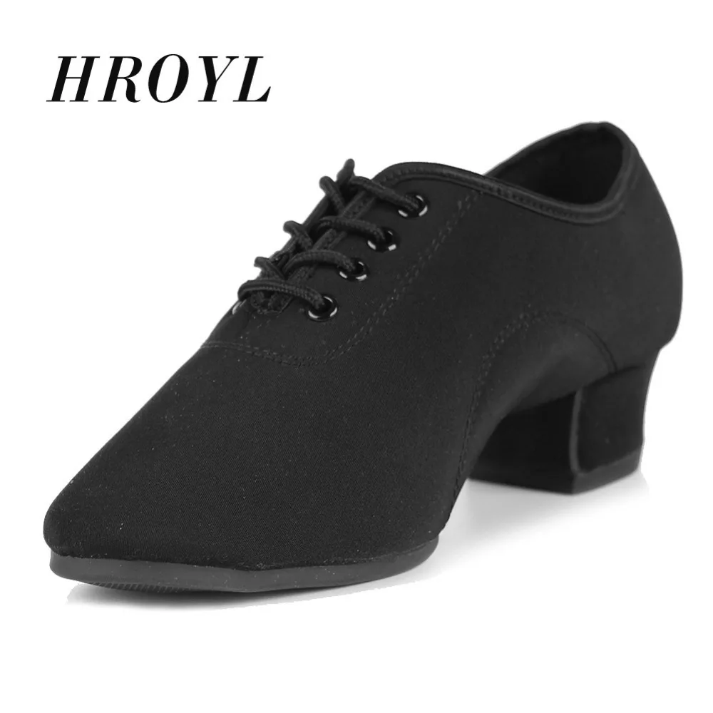 3.5cm Heels Professional Men's Ballroom/latin Dance Shoes Canvas