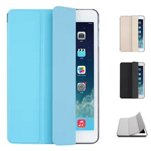 Material de TPU Sleep Despertador Soporte Holder Diseño Caso de La Cubierta Protectora para el ipad de Aire 1 Aire 2 Pro 9.7