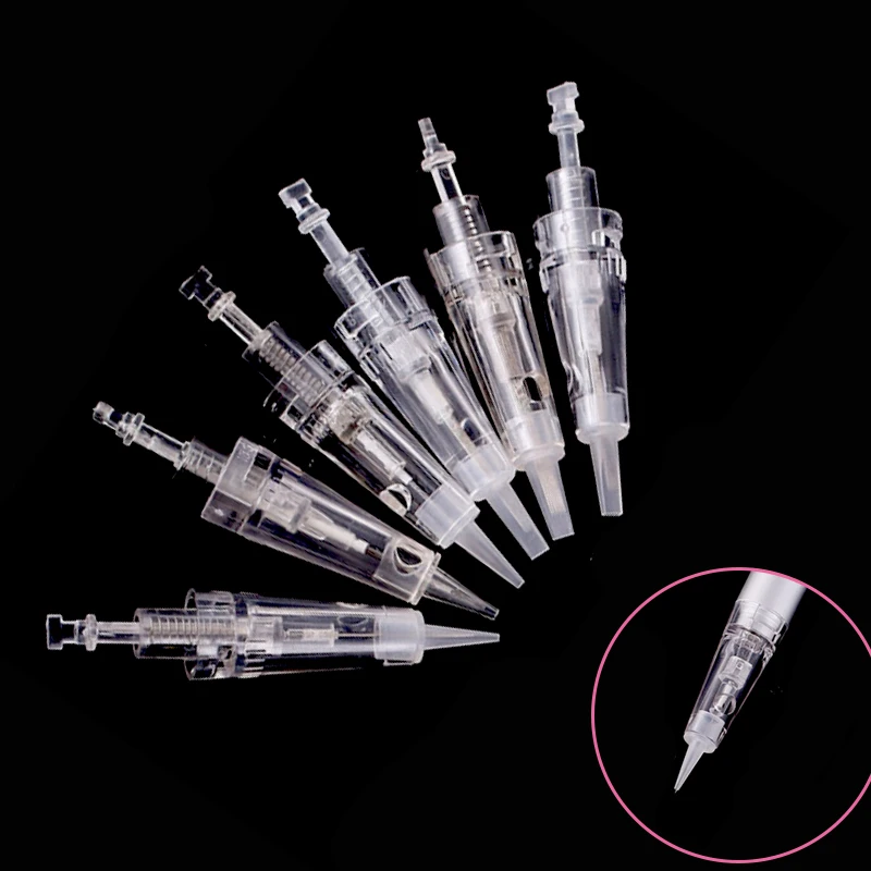 

50pcs Disposable Tottoo Cartridge Needle for Permanent Makeup Full Throwing Needle 1RL/3RL/5RL/5F/7RL/7F Eyebrow Lip Eyeliner