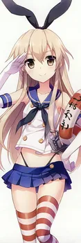 

Fleet Collection Anime Shimakaze 150*50CM Polyester One-sided Long Hugging Body Pillow Case Cover PillowCases #35713