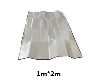 100cm x 200cm Коврик для пикника, подушка для пляжной палатки, напольный ковер, водонепроницаемая алюминиевая пленка, влагостойкий, утолщенный коврик для травы, одеяло для пикника, ткань - Цвет: 100cm x 200cm