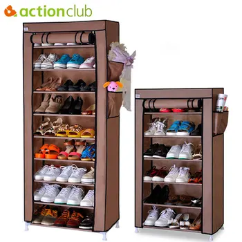 

Actionclub Thick Non-woven Dustproof Shoe Cabinet DIY Assembly Storage Shoes Rack Shoe Organizer Shelves 10 Layers 7 Layers