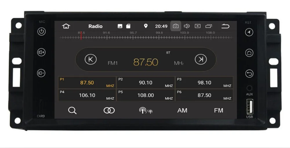 Clearance 7 "Car DVD GPS Radio Player px30 Android 9.0 For JEEP Wrangler 2007-2015 Compass Patriot Grand Cherokee Commander 2G RAM+16G ROM 3