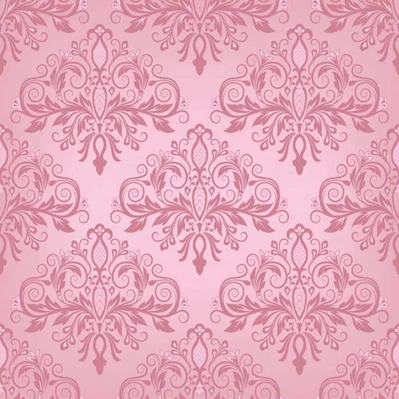 5x7ft Pink Photography Backdrop pink damask wall Portait Backdrop D