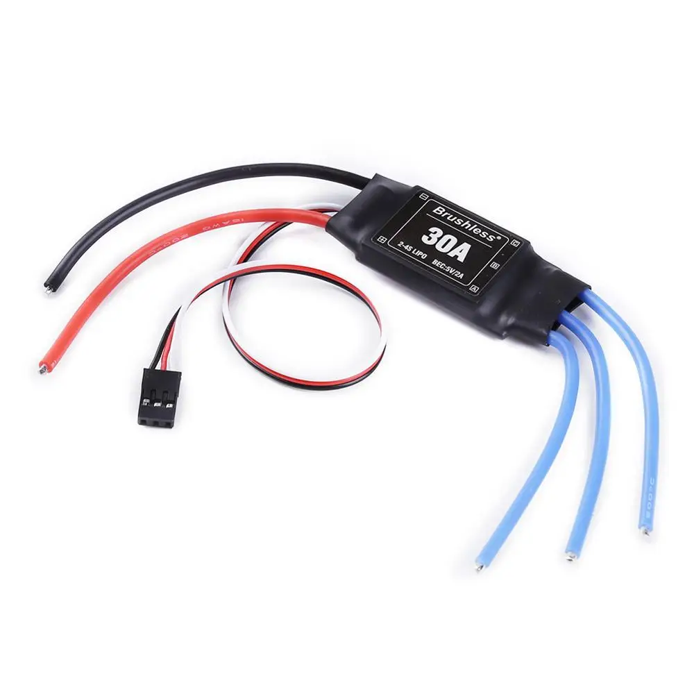 Brushless 30A ESC with 5V 2A BEC for Multicopter, Helicopter & Airplane