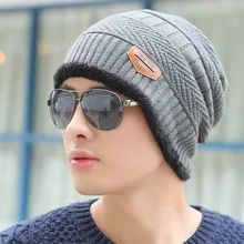 Зимняя шапка, Мужская шерстяная шапка, кашемировые колпачки, осенние и зимние наушники, вязаная шапка, хлопковые шапки