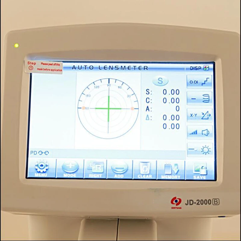 JD-2000B сенсорный экран компьютер Focometer очки оборудования инструмент умный операционная система