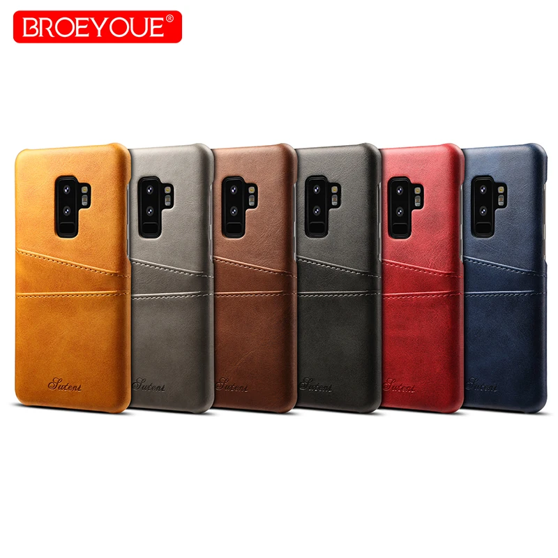

Gimfun Luxury PU Leather Phone Case For Samsung S8 Plus S9 Plus Cover Wallet Card Holder Wallet Back Cover For Samsung Note 9 8