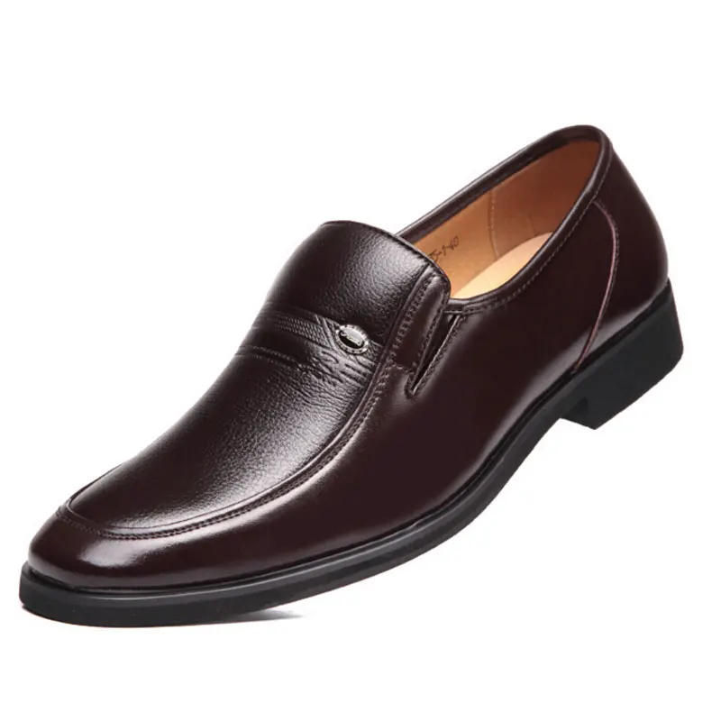 Tangnest 2017 New Men's Dress Shoes Split Leather Oxfords Casual Round Toe Low Heels Shoe Male Slip-On Business Shoes XMP332 Tangnest 2017 New Men's Dress Shoes Split Leather Oxfords Casual Round Toe Low Heels Shoe Male Slip-On Business Shoes XMP332