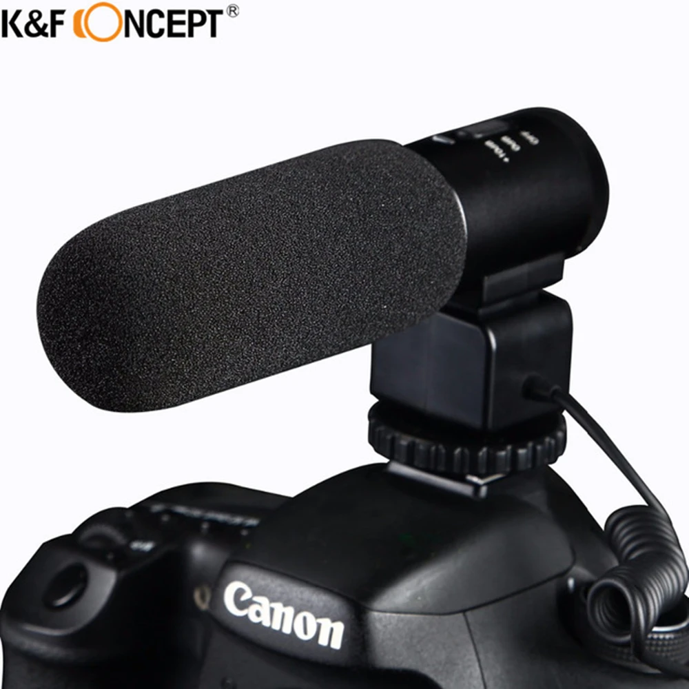 

K&F CONCEPT DSLR Camera Microphone Professional Interviewing Handheld Wired Mic For Nikon Canon Record Video Studio Camcorder