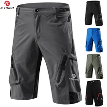 X-TIGER Pro 6 colores cortos de bicicleta de montaña ciclismo Shorts transpirable deportes al aire libre de MTB en carretera de montaña bicicleta pantalones cortos