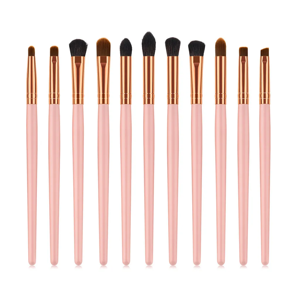 

11 pcs Makeup Brush Set tools Make-up Toiletry Make Up Brush Set New Women's Fashion Brushes Multifunctional Concealer Eyeshadow