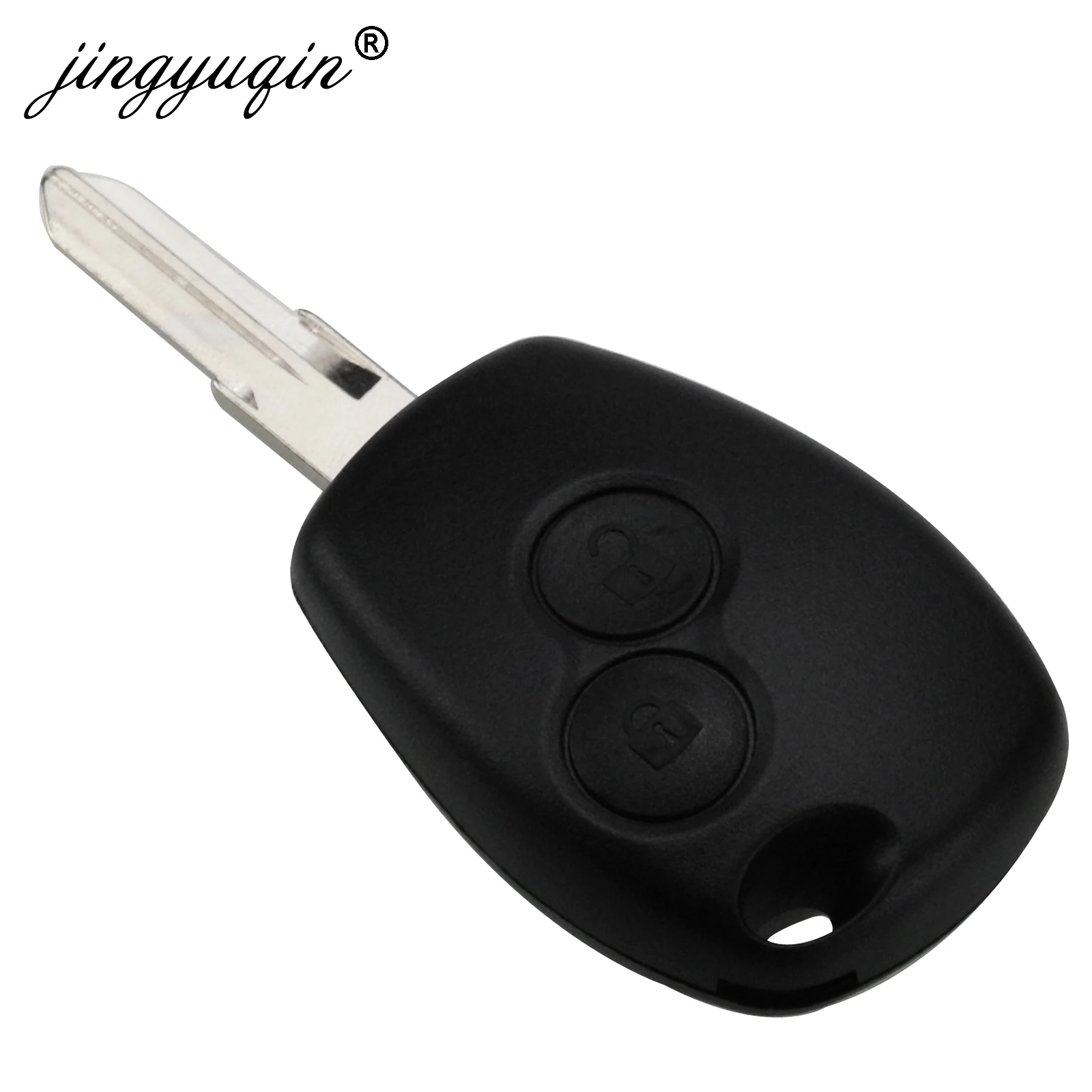 Jingyuqin 2 кнопки дистанционного ключа для Renault Duster модус Клио 3 Twingo DACIA Logan Sandero Kangoo 433 МГц PCF7947 PCF7946 чип