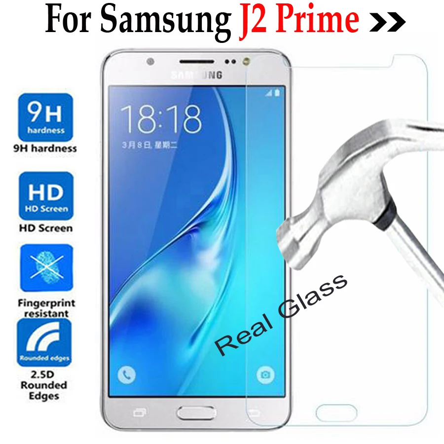 Защитное стекло для Samsung Galaxy J2 Prime J 2 Grand + Зеркальное закаленное Защита экрана