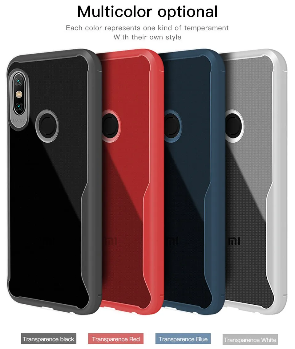 Xiomi Case For Xiaomi Redmi Note 7 6 5 Pro 6A 5 Plus S2 Cover Silicone Phone Case For Xiaomi Mi 9 8 A2 Lite A1 Pocophone F1 Case (4)
