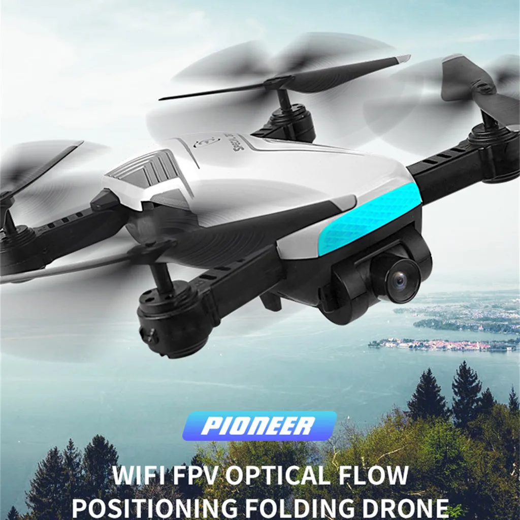 Дроны с камерой HD 2 4 Ghz 4CH Attitude Hold Wi-Fi 720 P оптический поток двойная камера RC