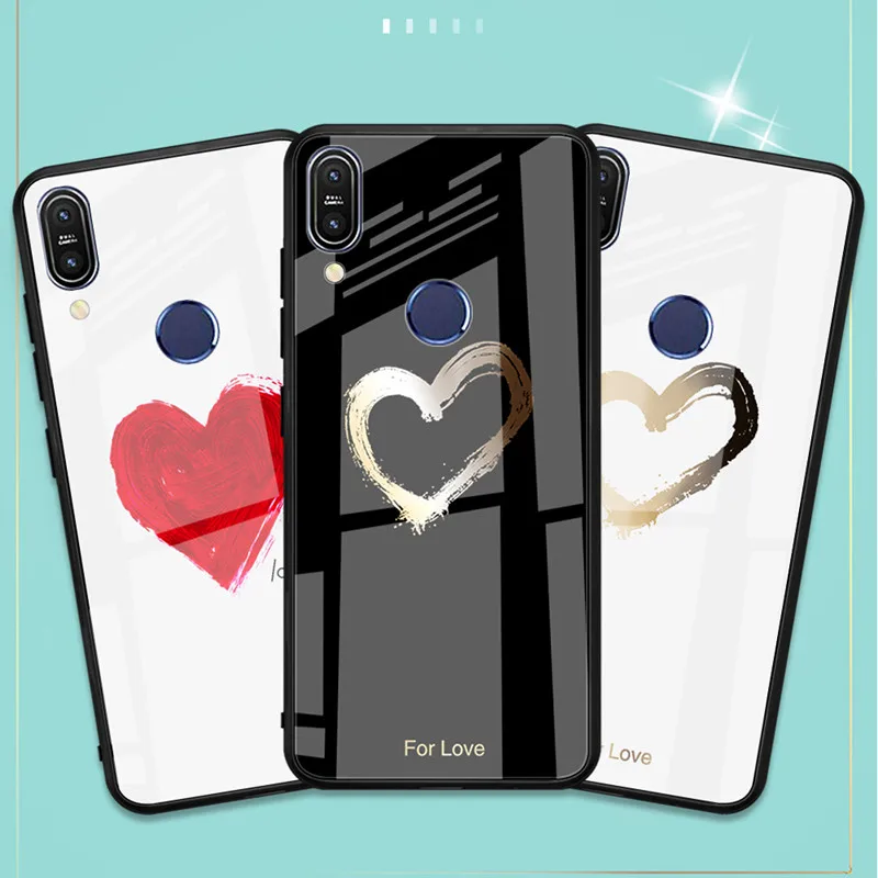

For ASUS Zenfone ZB631KL Cover Ultra Slim Colorful Tempered Glass Case Funda For ASUS Zenfone Max Pro M2 ZB631KL ZB633KL ZB601KL