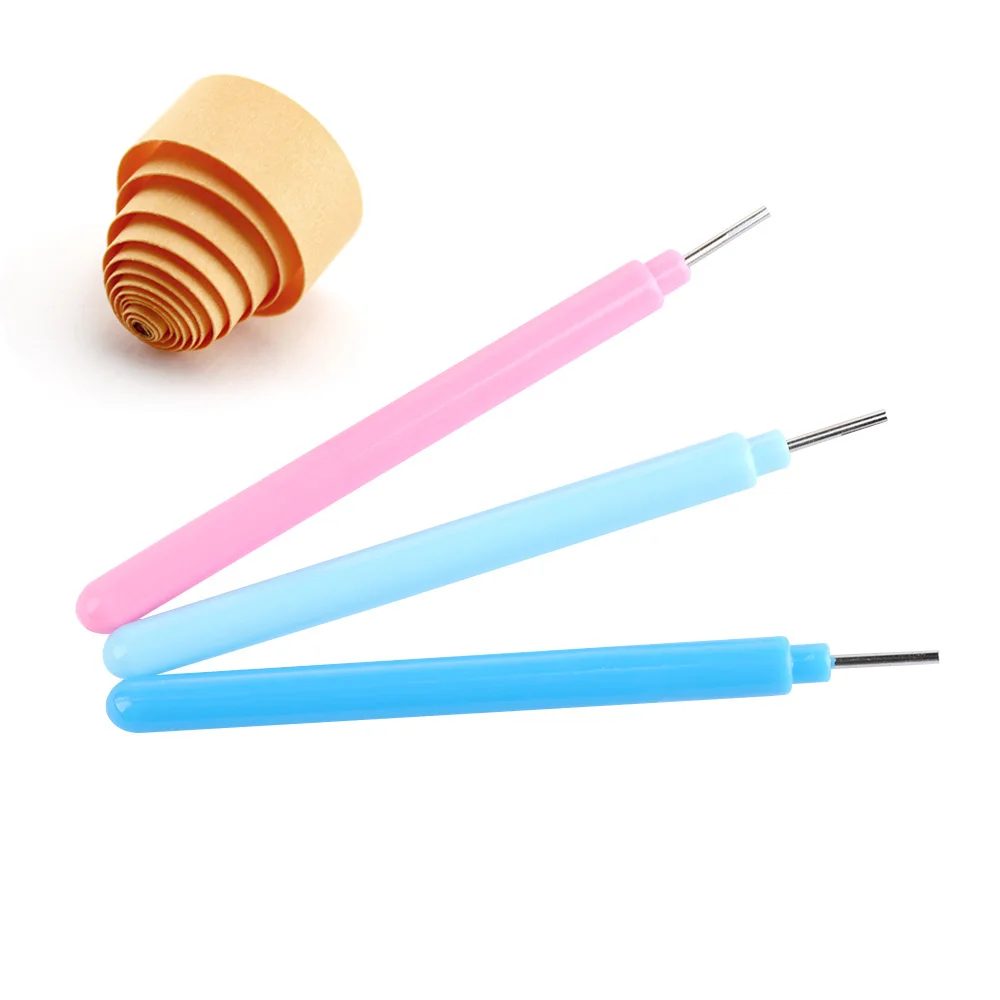 

1pc Creative Slotted Paper Quilling Curling Winder Tool Rolling Handmade Plastic From Paper Origami Plate Paper Crafts