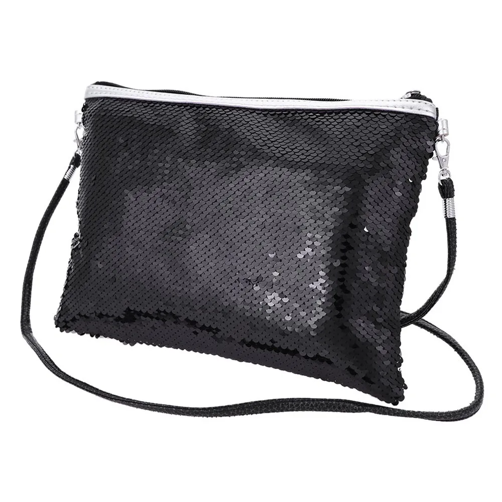 

Sleeper #5001 Fashion Solid Color Sequins Handbag Shoulder Bag Tote Ladies Purse free shipping