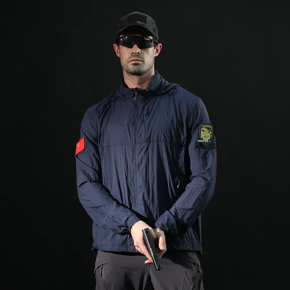 

softshell in hiking jacket Quick Dry Skin Jackets Waterproof sun-protective Coats Outdoor Sports men's windbreaker jackets