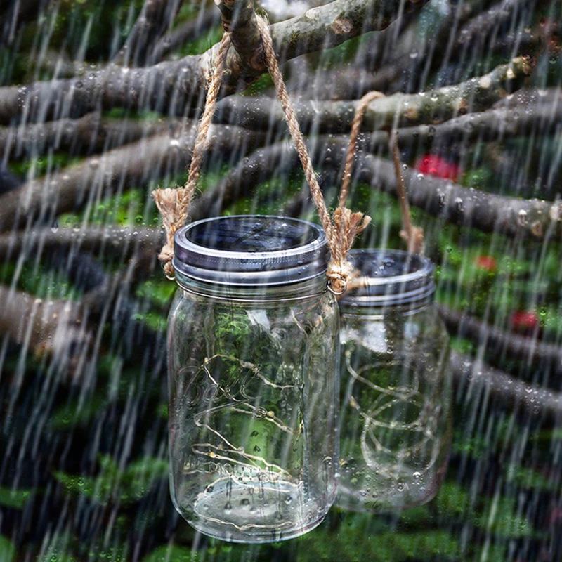 Mason Jar 2 м светодиодный гирлянды Сказочный подвесной праздничный светильник для
