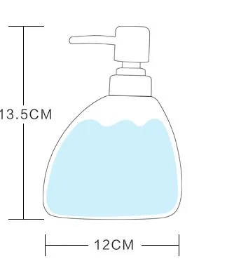 Горячая Распродажа, новинка, 650 мл, диспенсер для жидкого мыла для кухни, керамика+ ABS, ванная комната, украшение дома, аксессуары для ванной комнаты, бутылка для лосьона