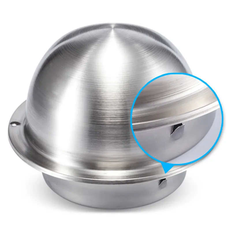 128mm/5.04inch Round Air Stainless Steel Air Vent Grille Duct Ventilation Cover 128mm/5.04inch Round Air Stainless Steel Air Vent Grille Duct Ventilation Cover