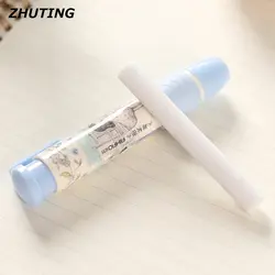 Студент мультфильм дизайн ластик в форме ручки резиновая Автоматическая письменные принадлежности коррекции поставки