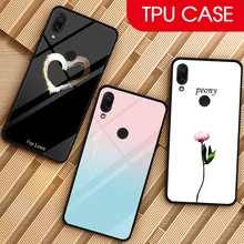 Чехол из закаленного стекла для Xiaomi Mi 9 8 A2 Lite Redmi K20 Note 5 6 7 Pro Note7 Pro, задняя крышка, чехол для телефона Redmi 7 6 5 Plus