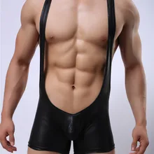 Брендовые мужские трусы борцовское трико нижнее белье сексуальные майки мужские спандекс нижняя рубашка боди комбинезон с лямками