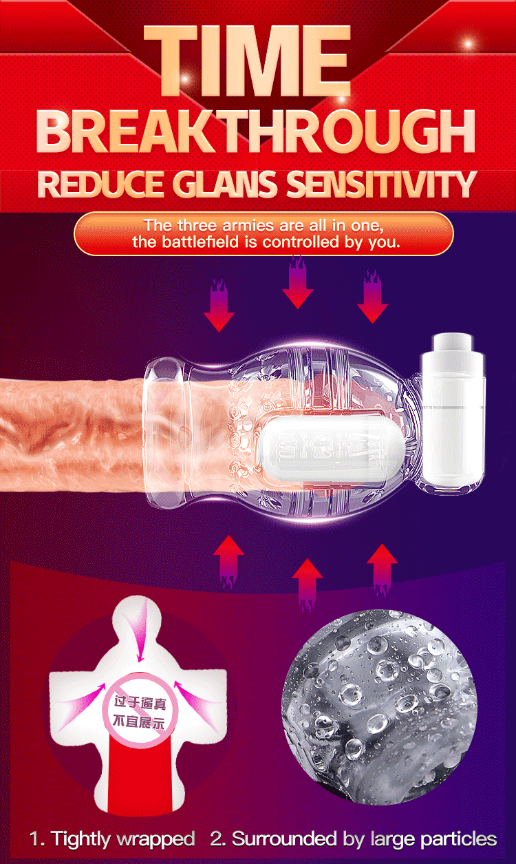 5 glans penis massager