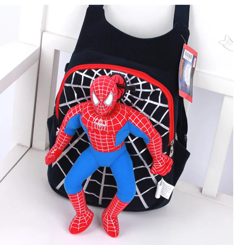 Spider man boys Plush Backpacks cute Stuffed toys girls Backpack School