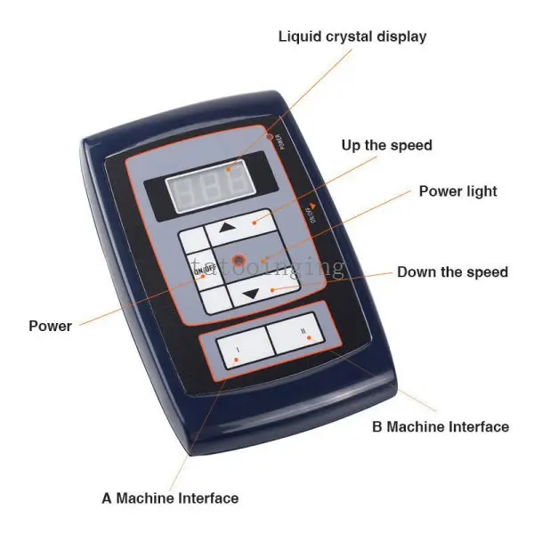 

1 Pcs Power Supply with LCD Digital Display For Permanent Makeup Eyebrow Tattoo Machine Kit