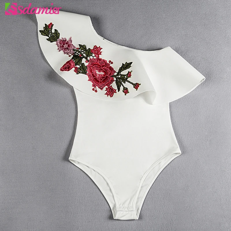 Suit Sexy Shoulder Bodysuit Footwear 4